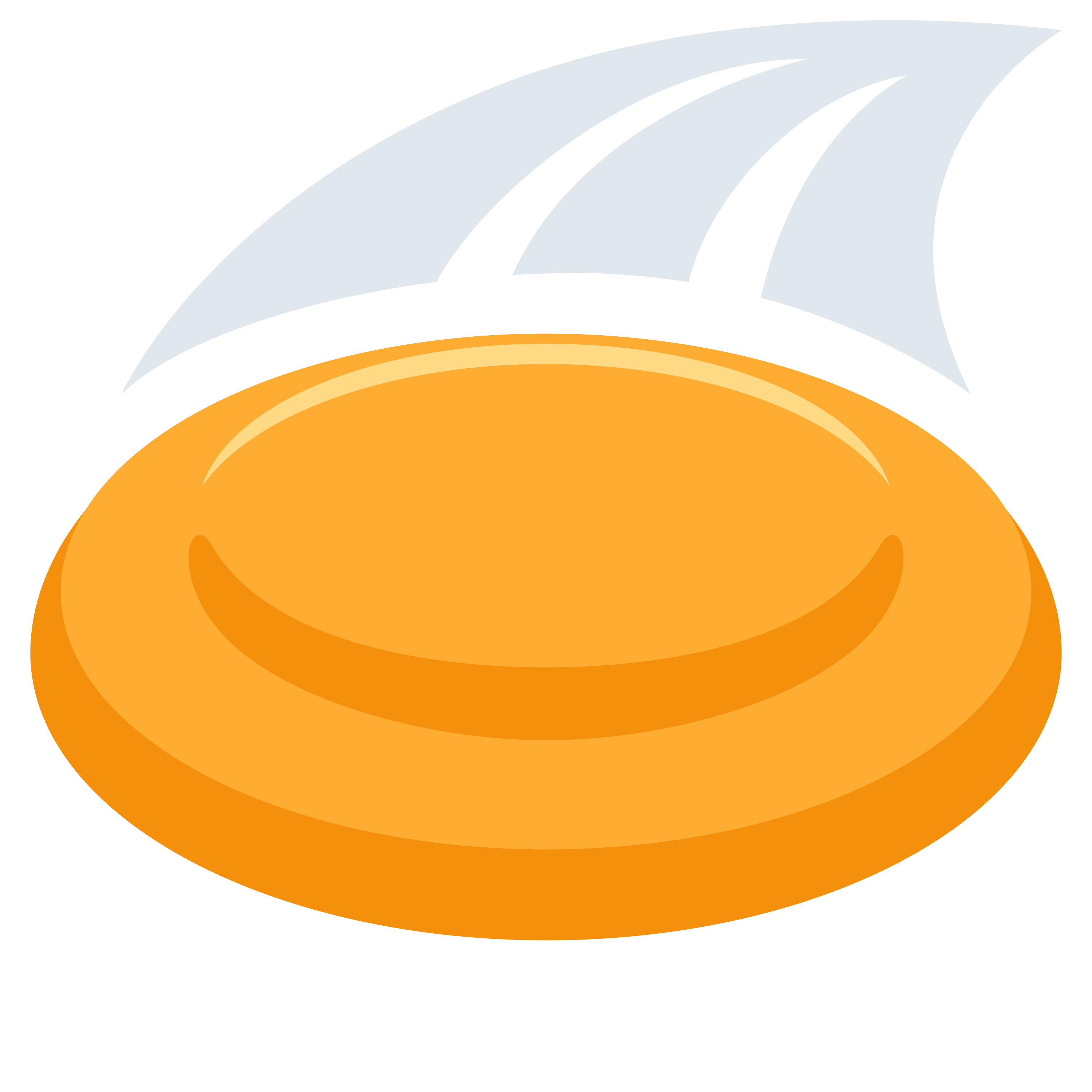 Flying disc emoji mug