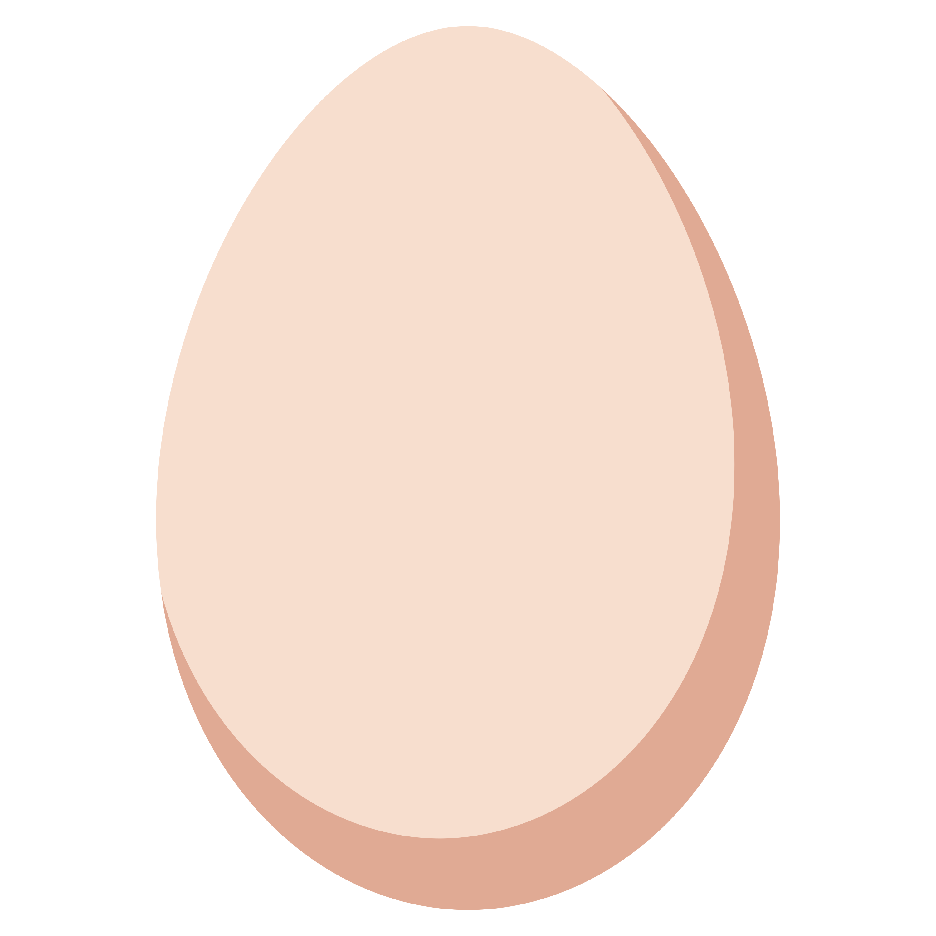 د Egg ایموجي 🥚 پر سپین سیرامیک لاته مګ چاپ شوې