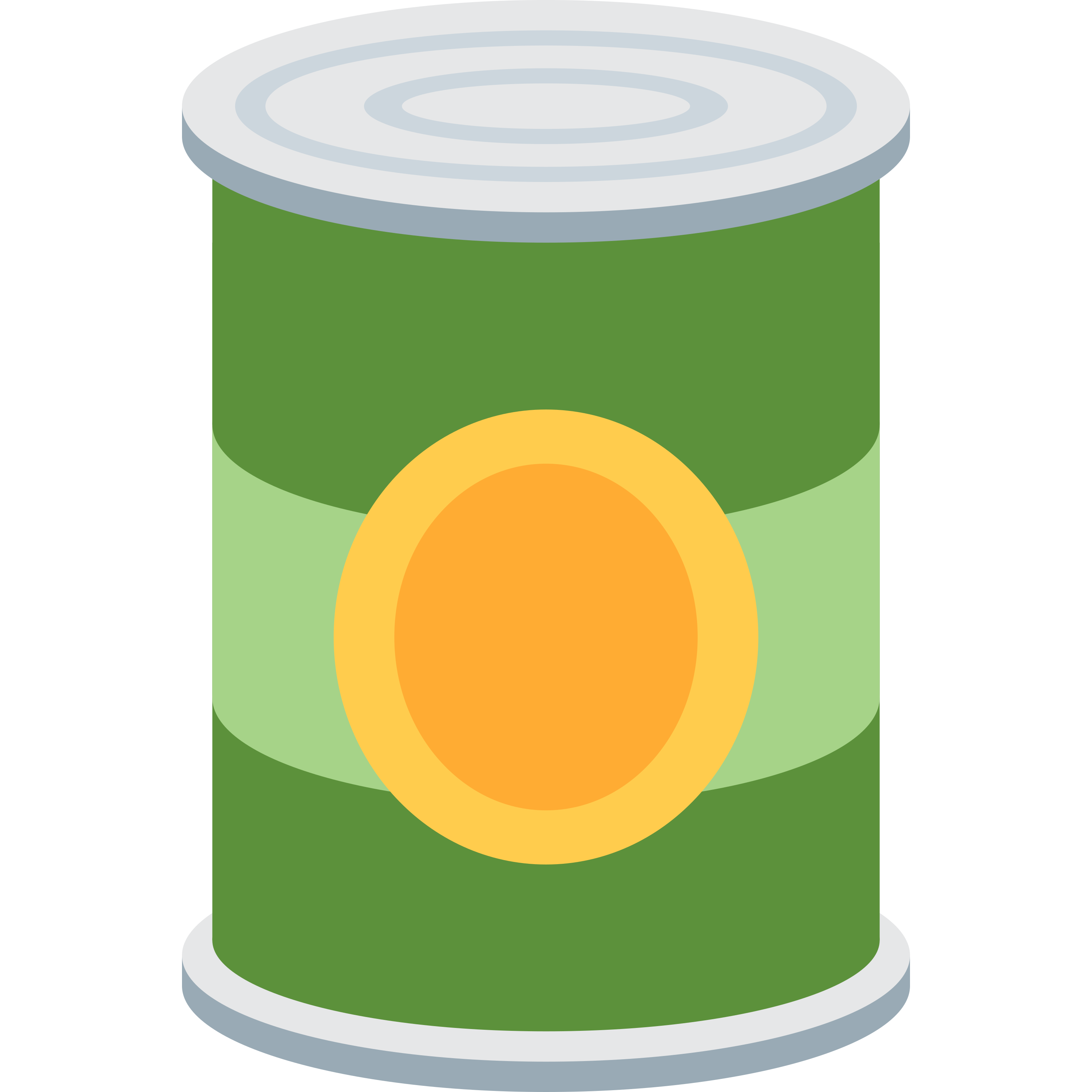 白い陶器のラテマグにプリントされた Canned food の絵文字 🥫