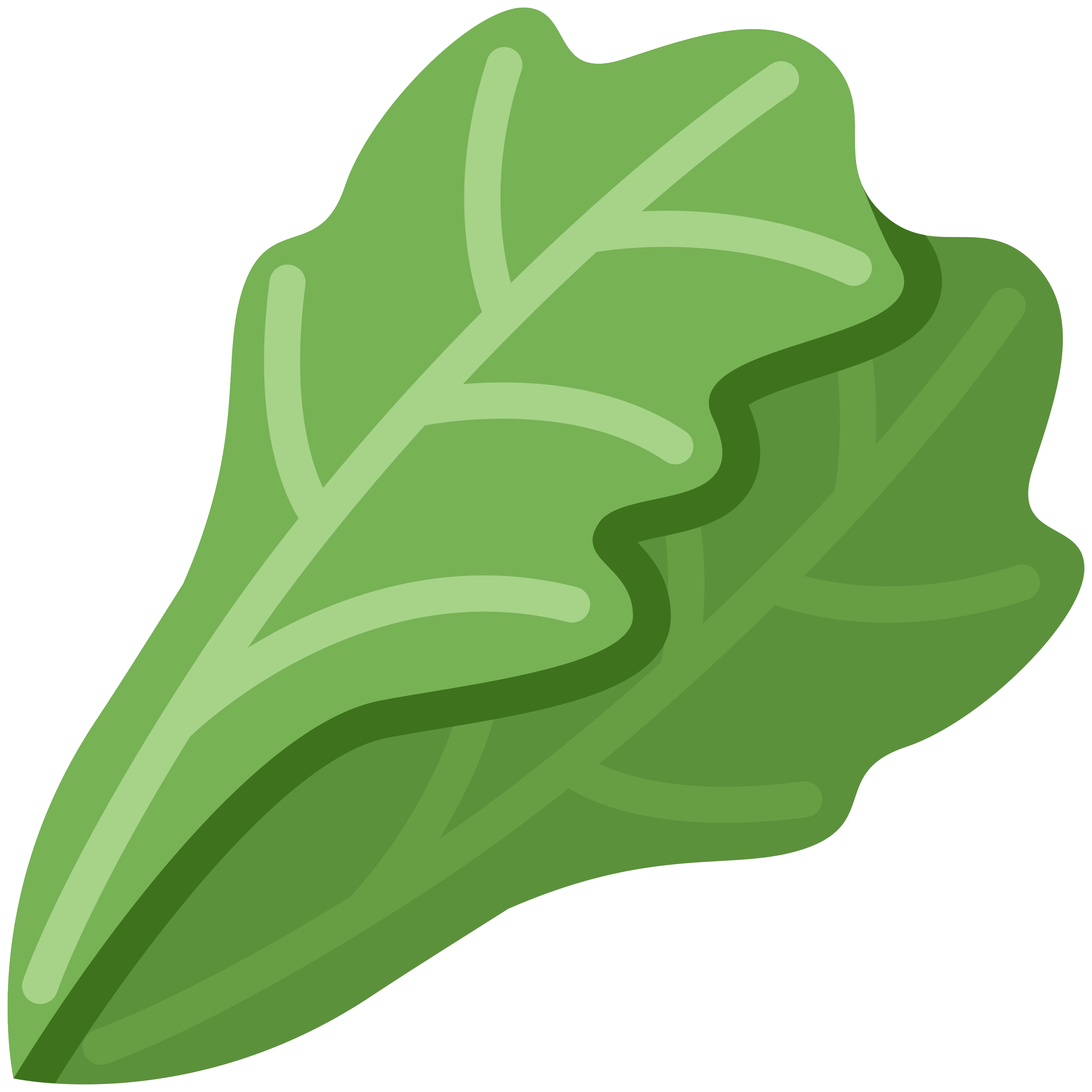 Leafy green emoji mug