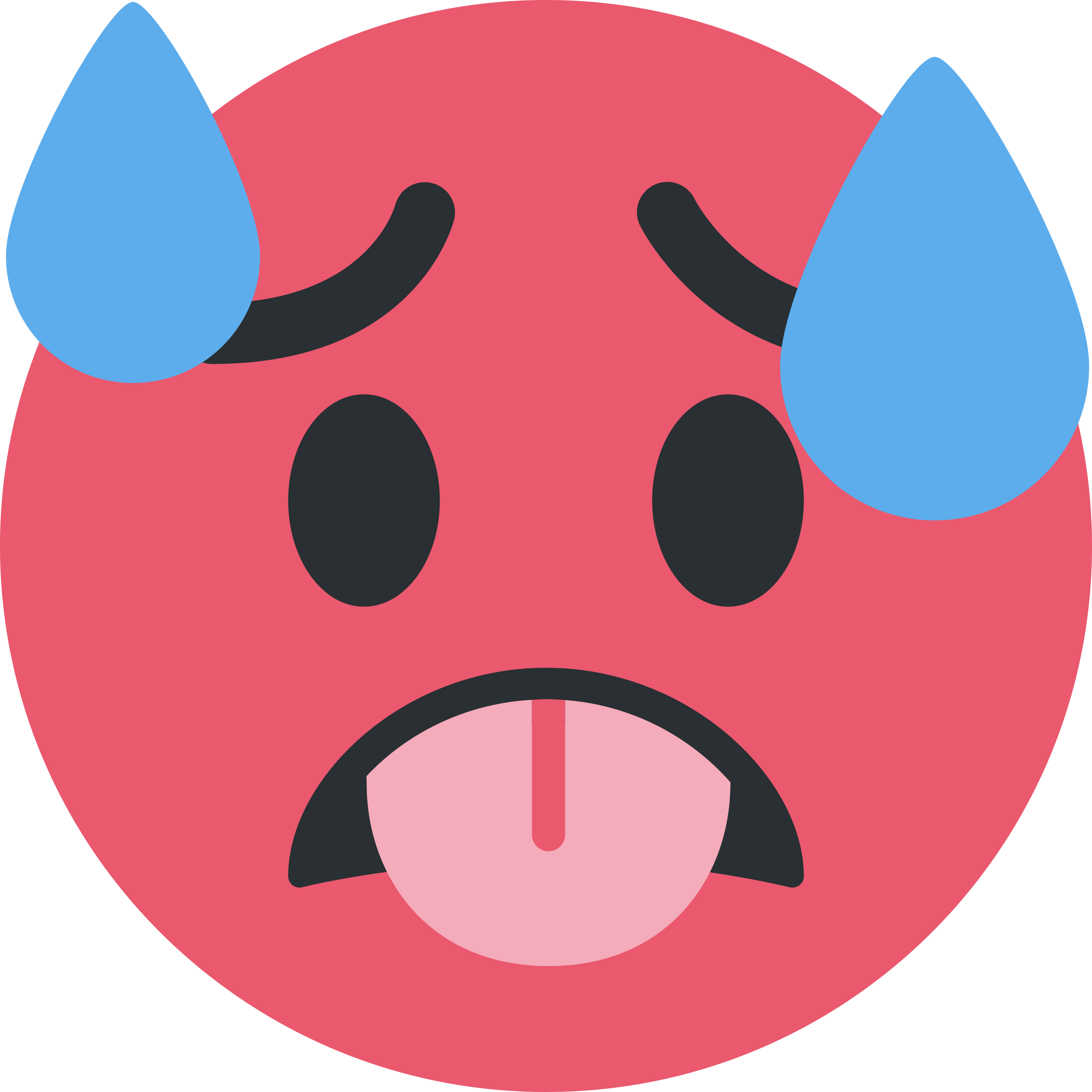 白い陶器のラテマグにプリントされた Hot face の絵文字 🥵
