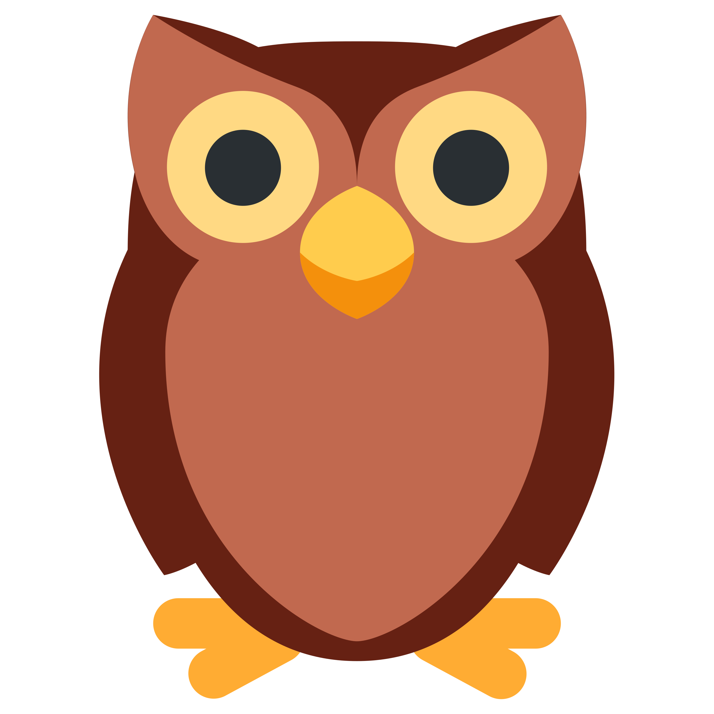 印在白色陶瓷拿铁杯上的 Owl 表情符号 🦉