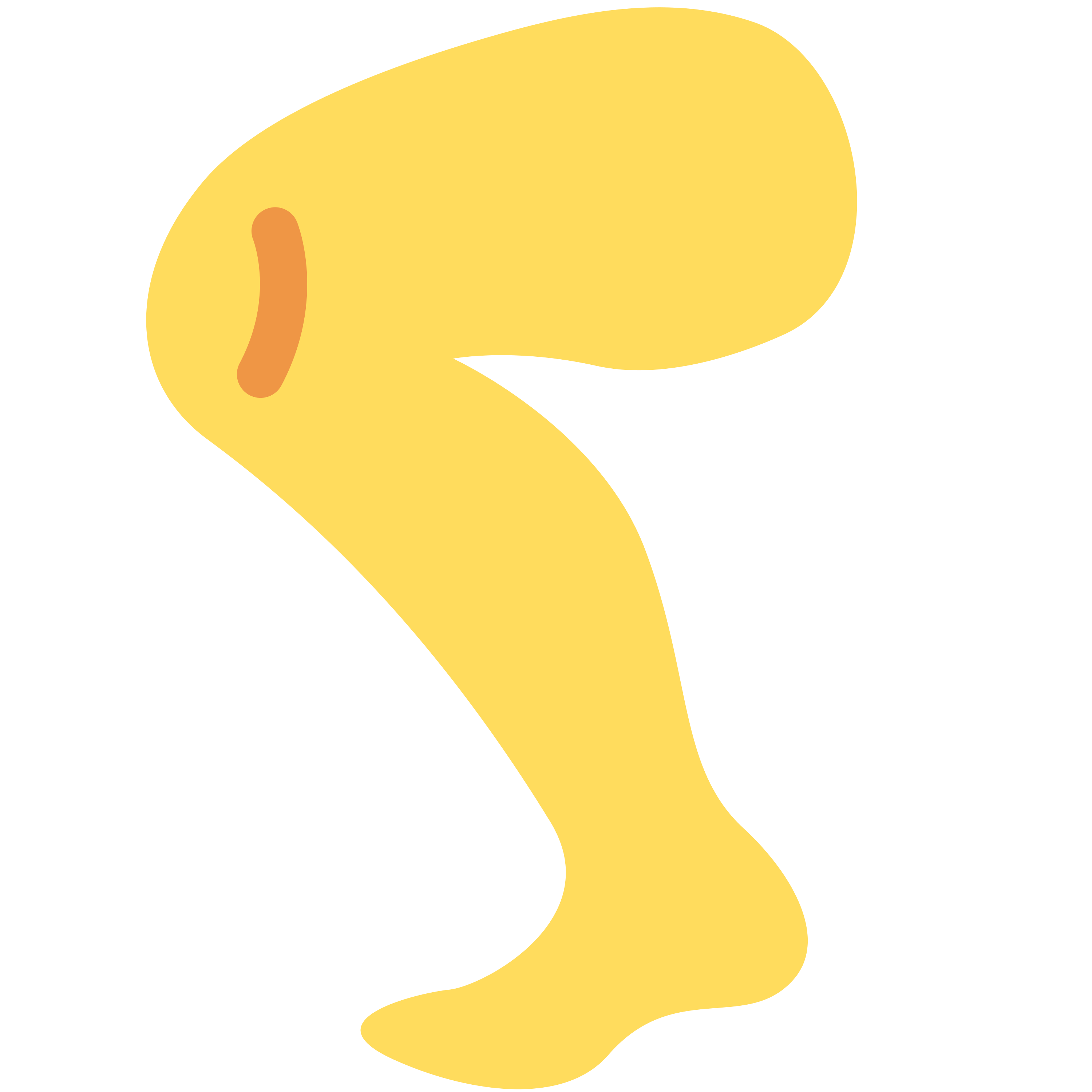 Leg emoji mug