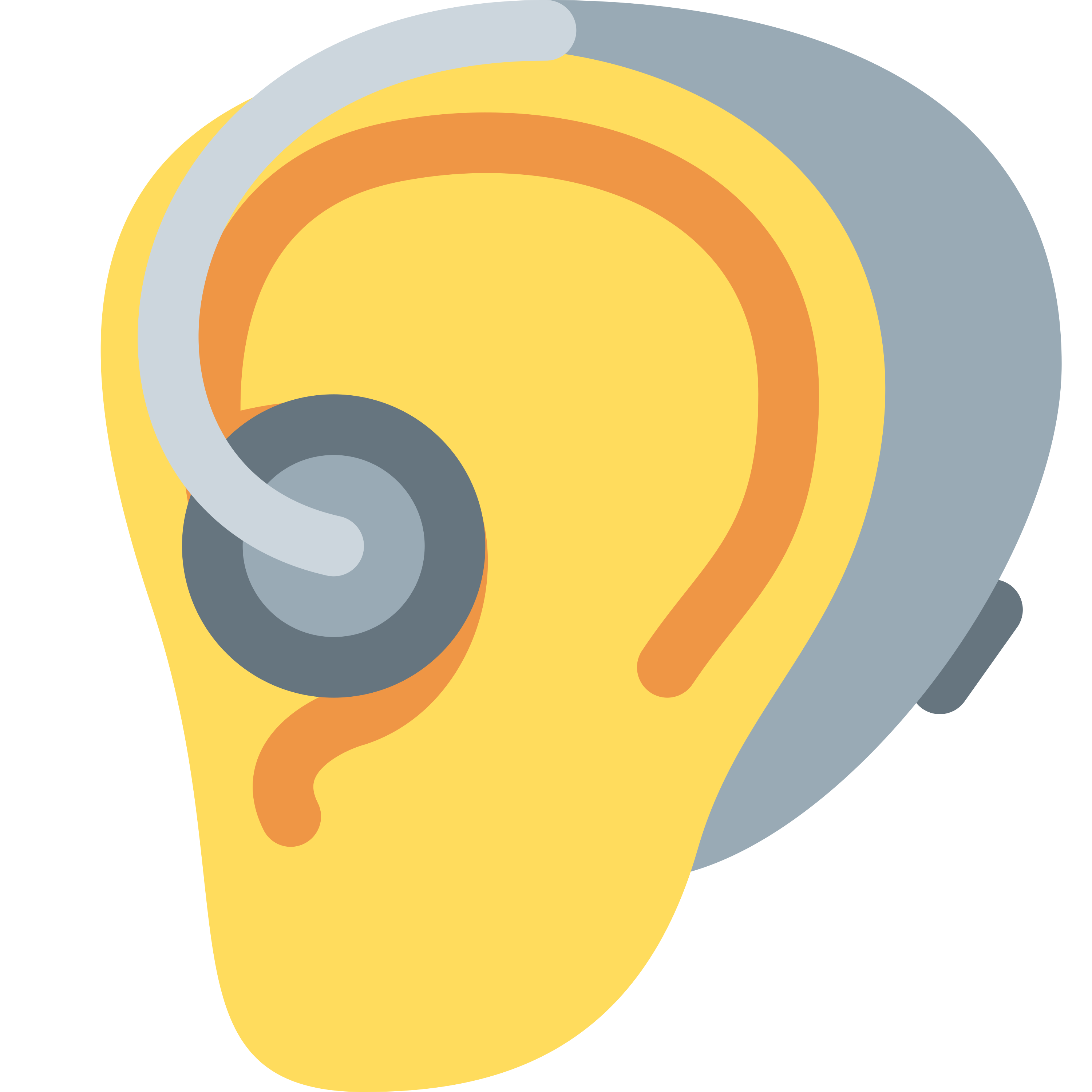 印在白色陶瓷拿铁杯上的 Ear with hearing aid 表情符号 🦻