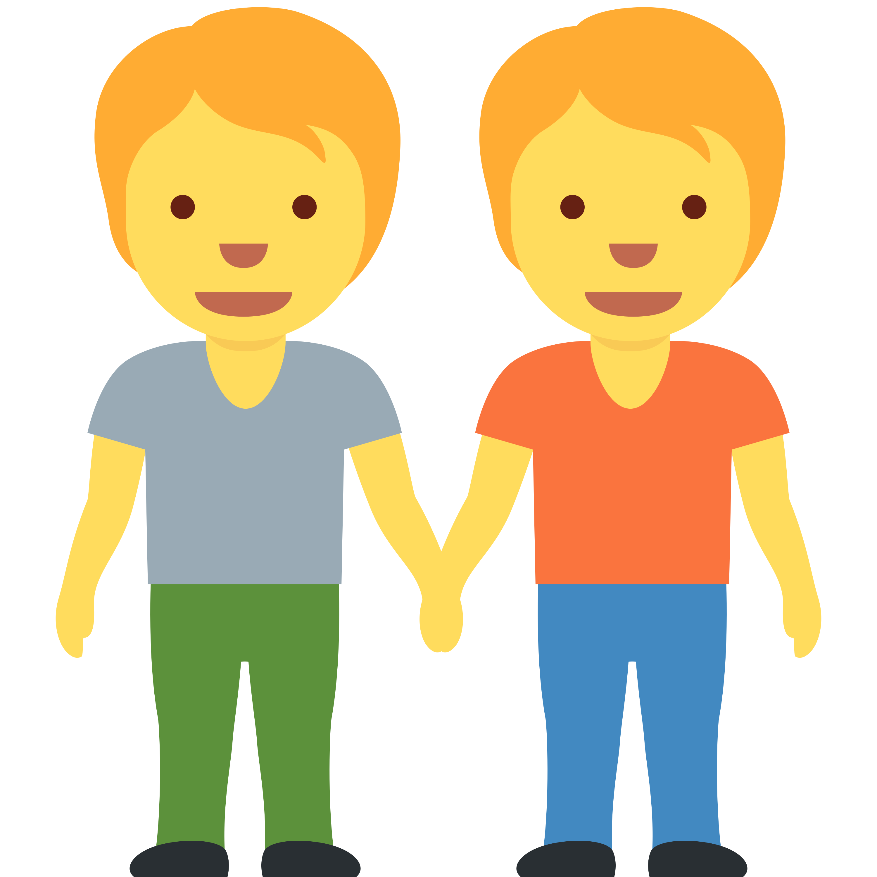 People holding hands emoji mug