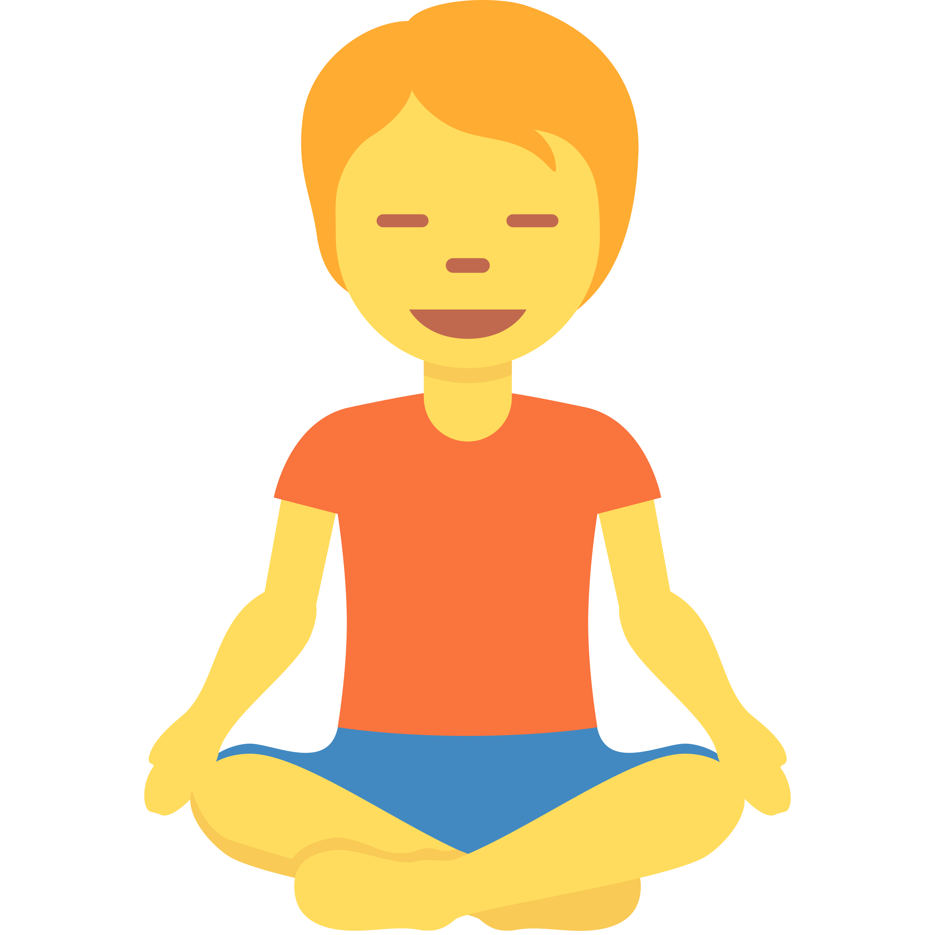 Person in lotus position emoji mug