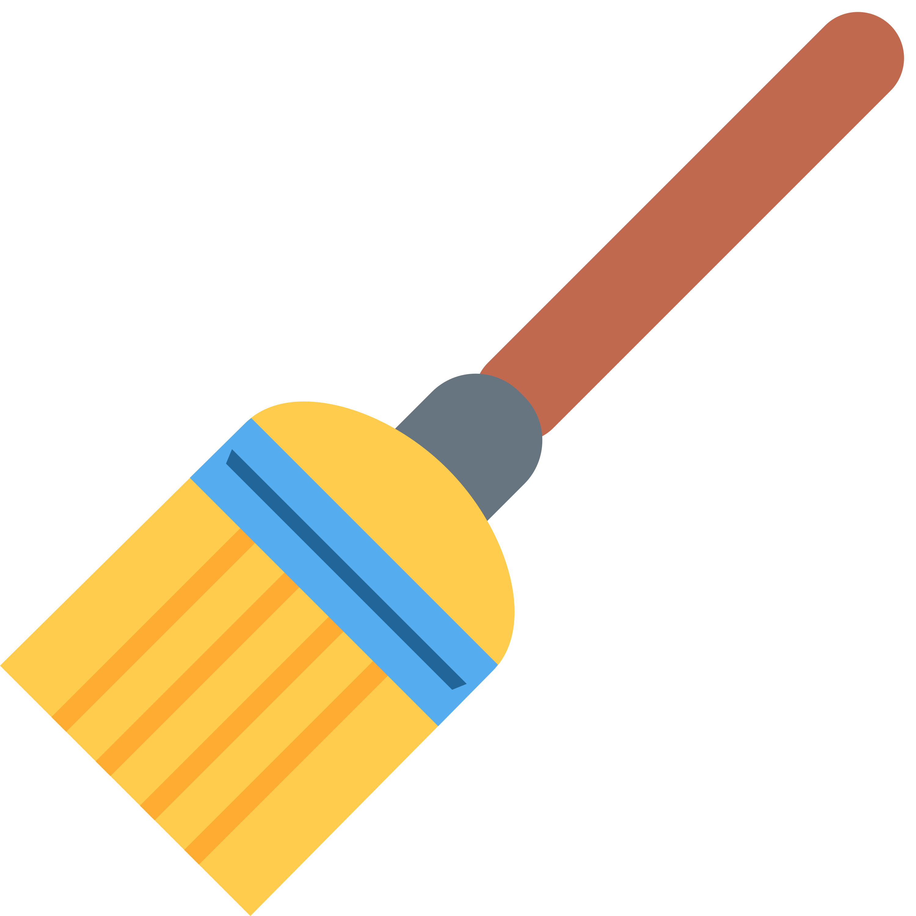 白い陶器のラテマグにプリントされた Broom の絵文字 🧹