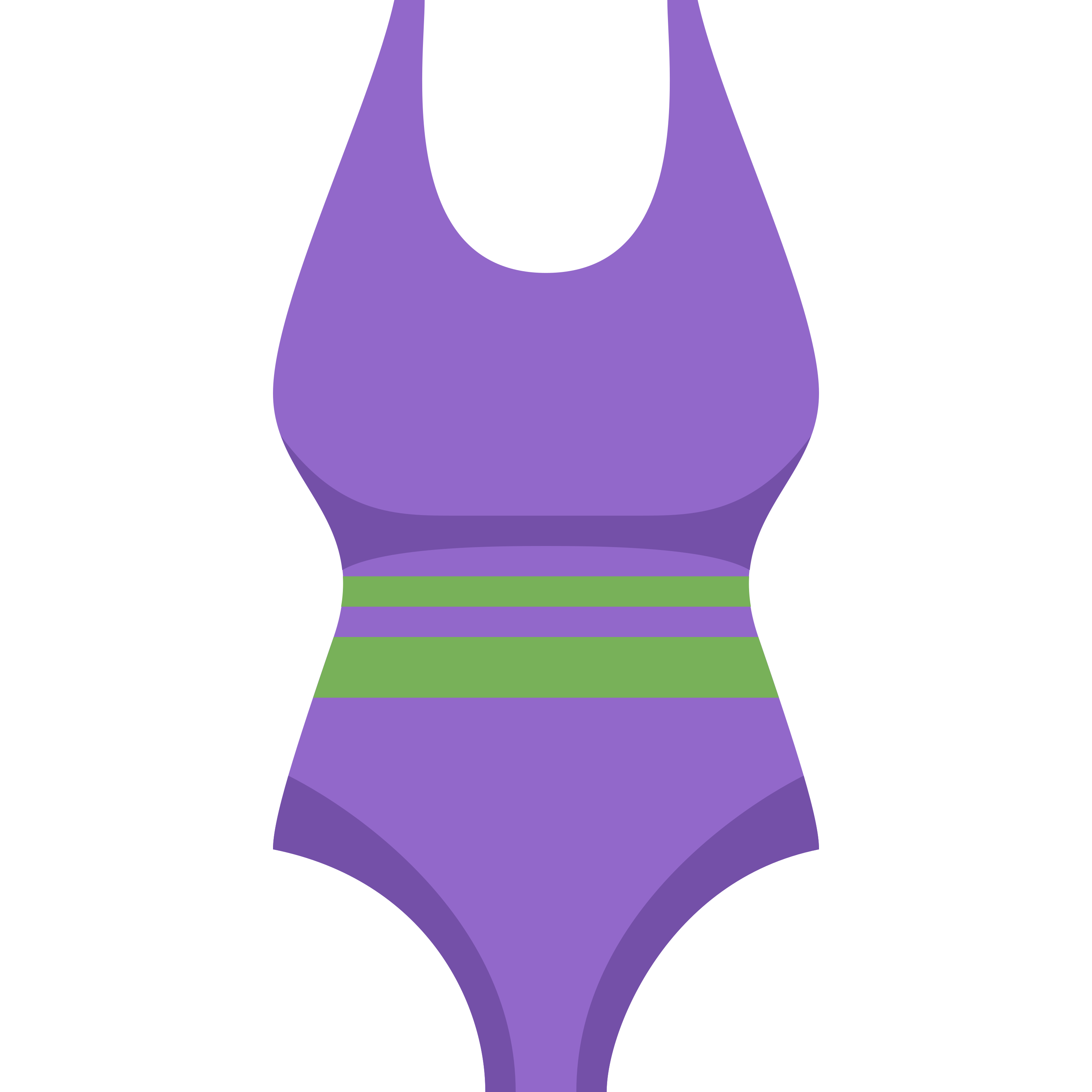 印在白色陶瓷拿铁杯上的 One-piece swimsuit 表情符号 🩱