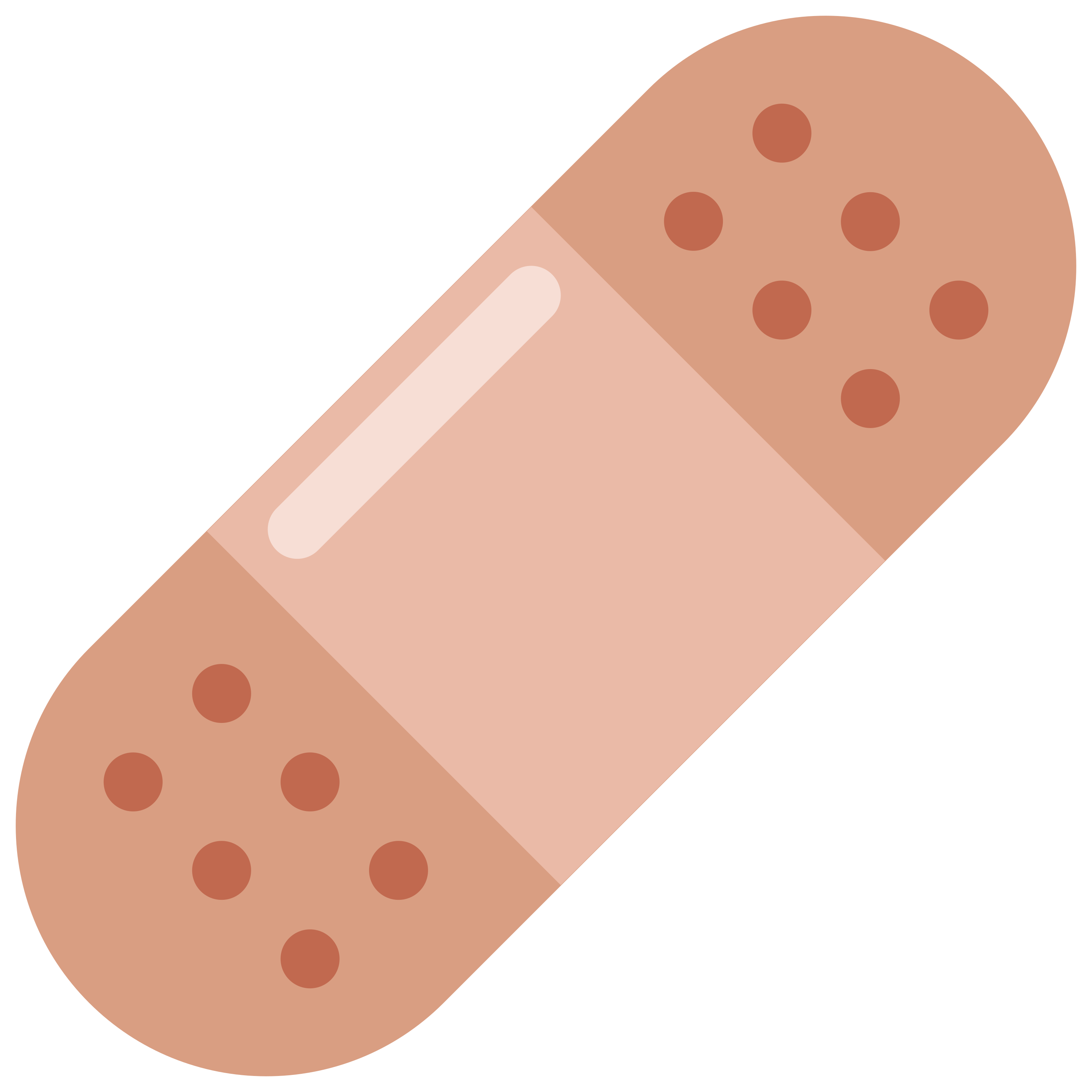 印在白色陶瓷拿铁杯上的 Adhesive bandage 表情符号 🩹