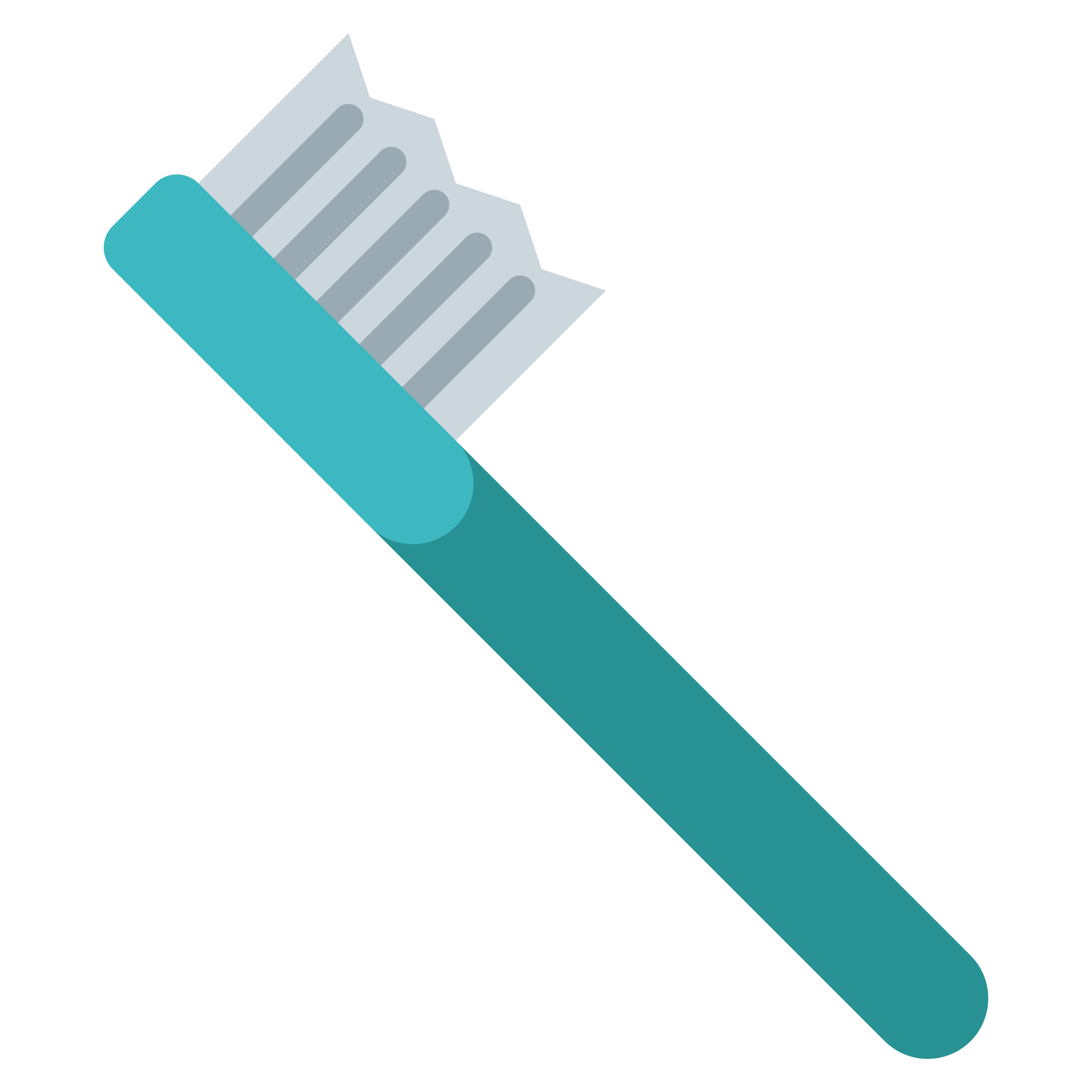 白い陶器のラテマグにプリントされた Toothbrush の絵文字 🪥