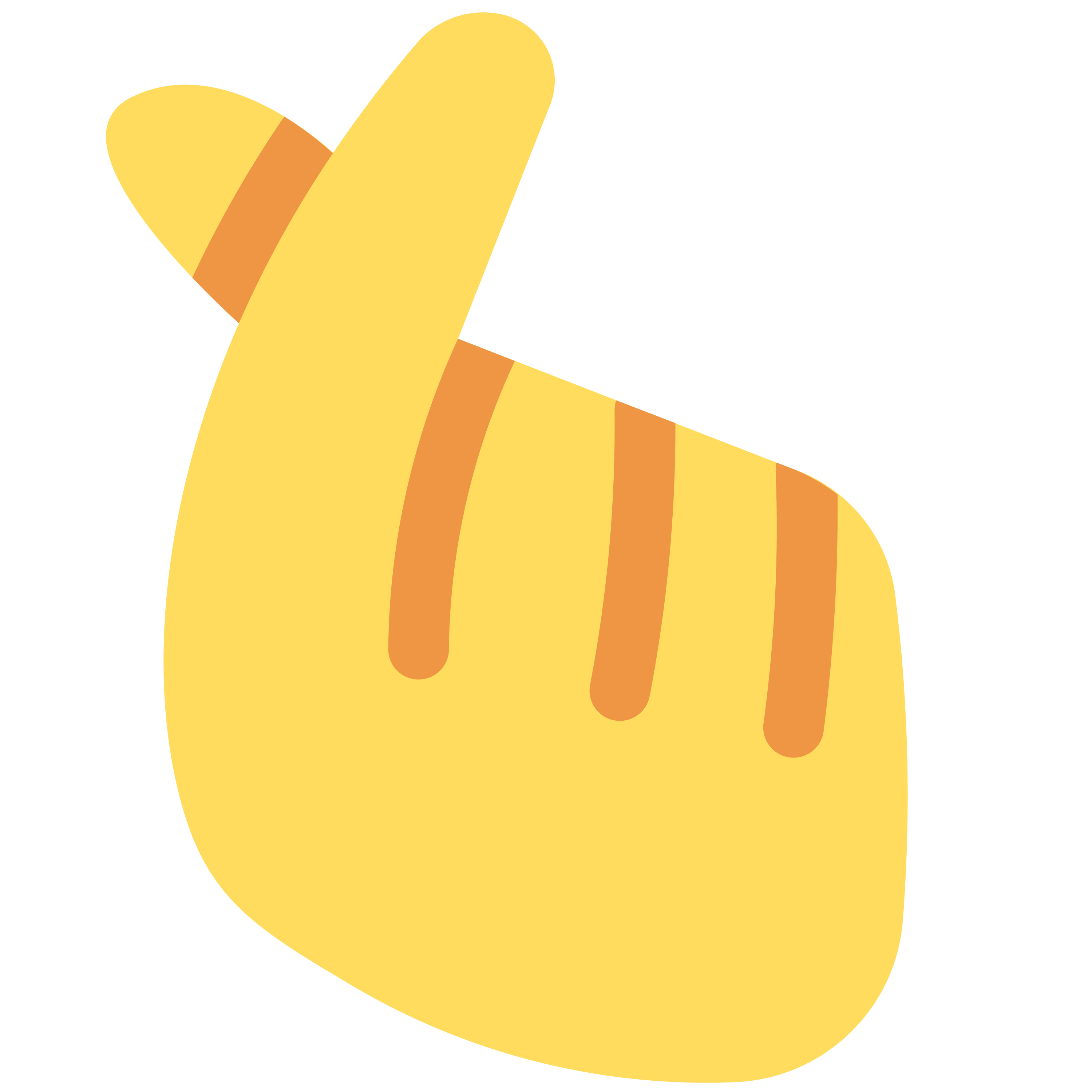 Hand with index finger and thumb crossed emoji mug