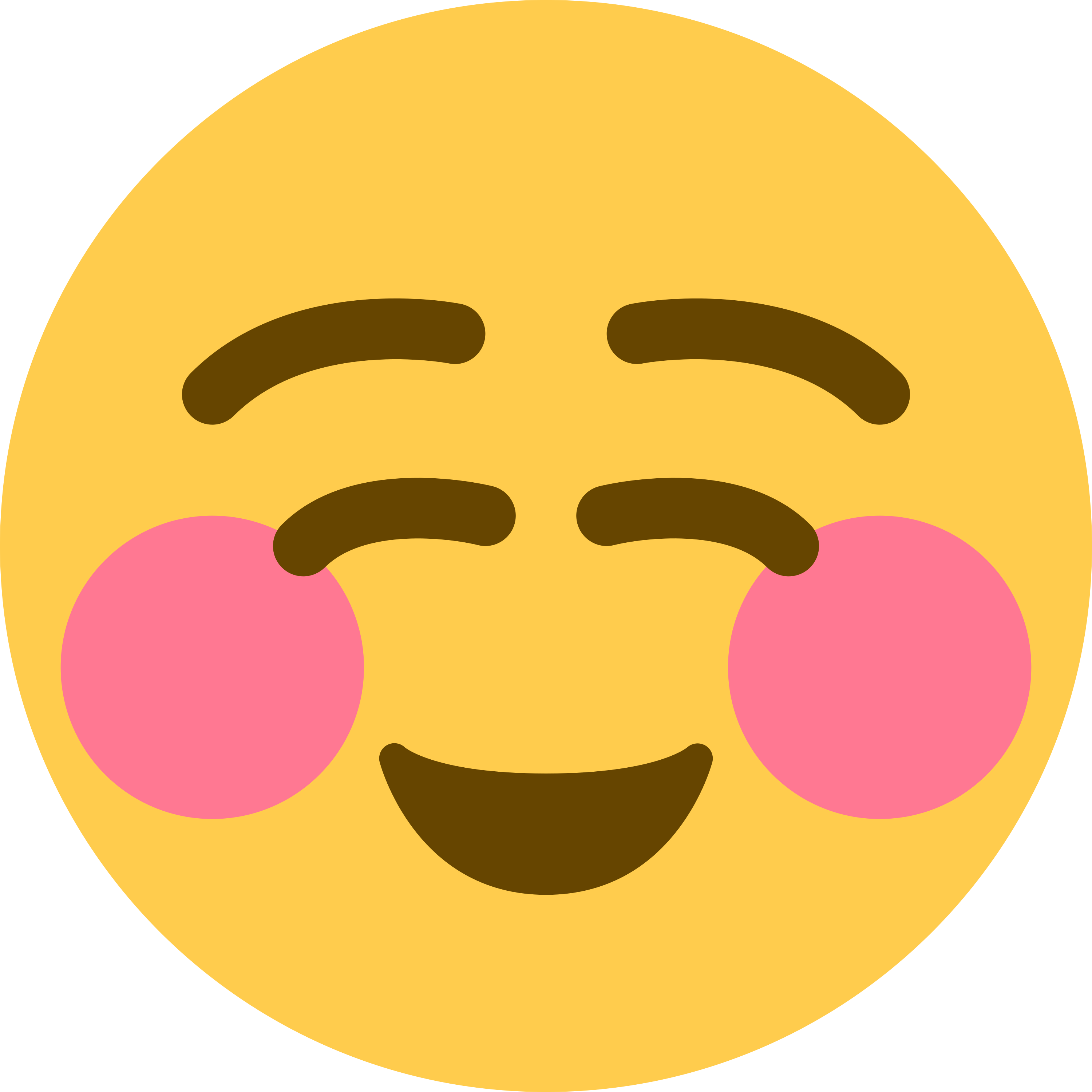 Smiling face emoji mug