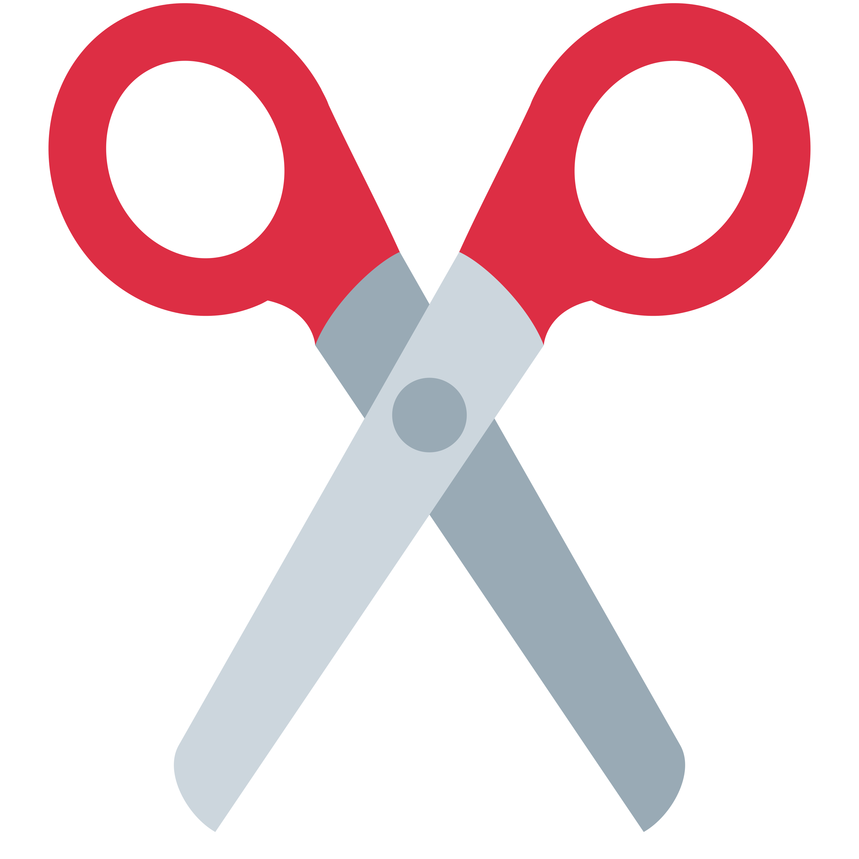 白い陶器のラテマグにプリントされた Scissors の絵文字 ✂️