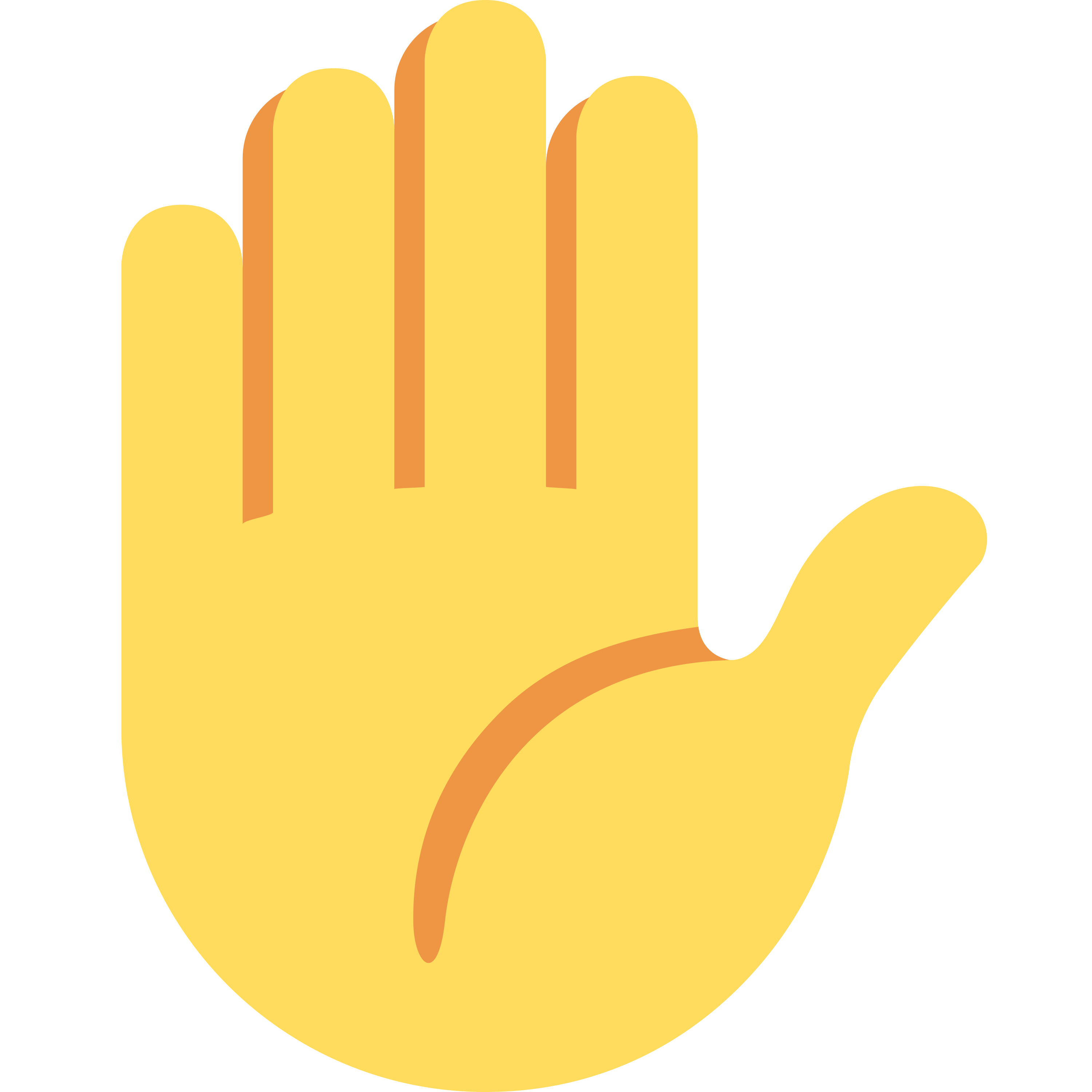 د Raised hand ایموجي ✋ پر سپین سیرامیک لاته مګ چاپ شوې