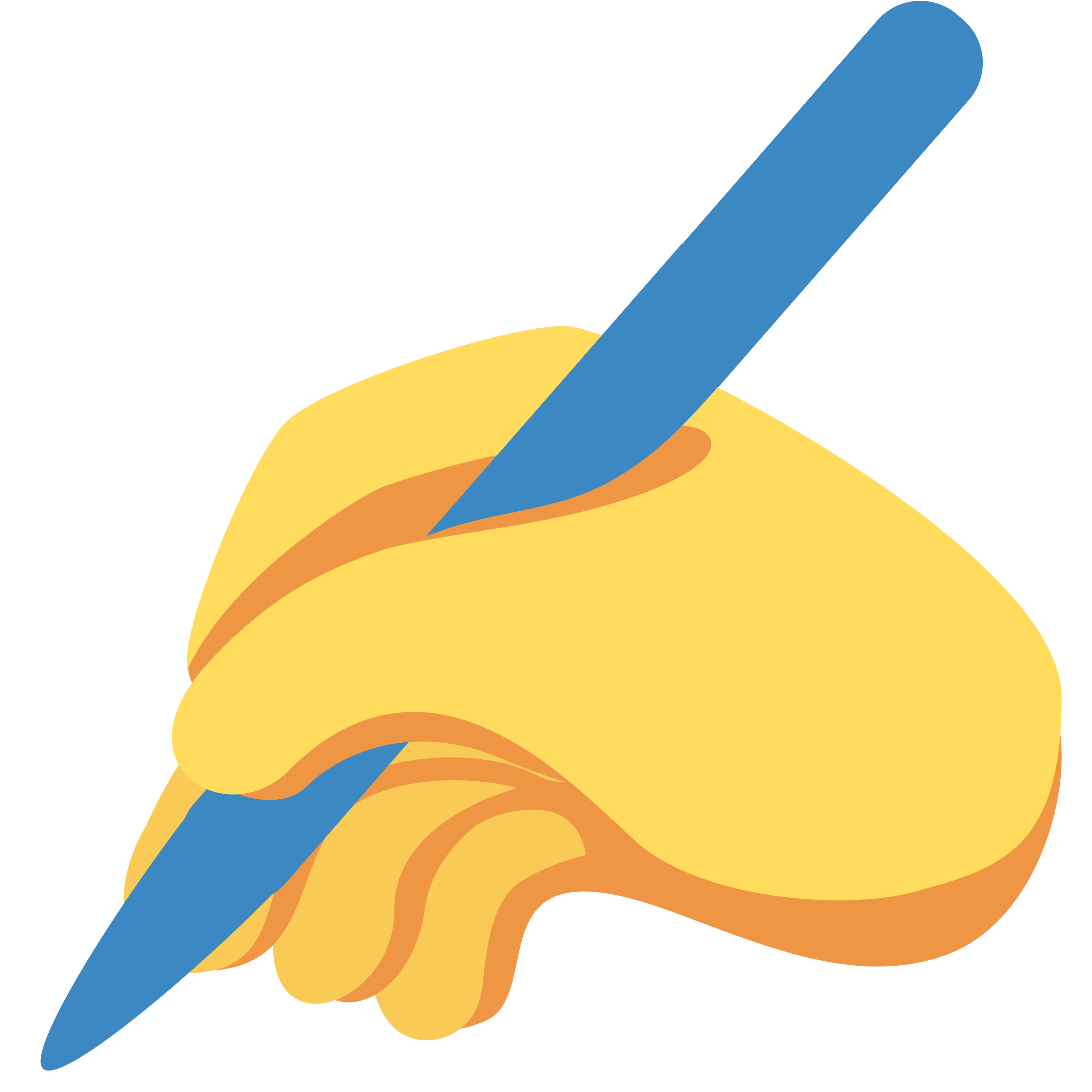 อิโมจิ Writing hand ✍️ พิมพ์บนแก้วลาเต้เซรามิกสีขาว