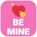 :be-mine: custom Slack emoji — Valentine's Day appreciation.
