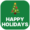 :happy-holidays: custom Slack emoji — Inclusive end-of-year greeting.