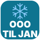 :ooo-til-jan: custom Slack emoji — Holiday out-of-office status.