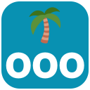 :ooo: custom Slack emoji — Out of office.