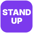 :standup: custom Slack emoji — Standup time — or posted your async standup.